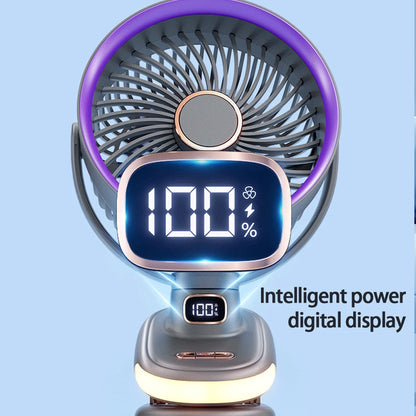 Silent All-Day Rechargeable Clip Fan