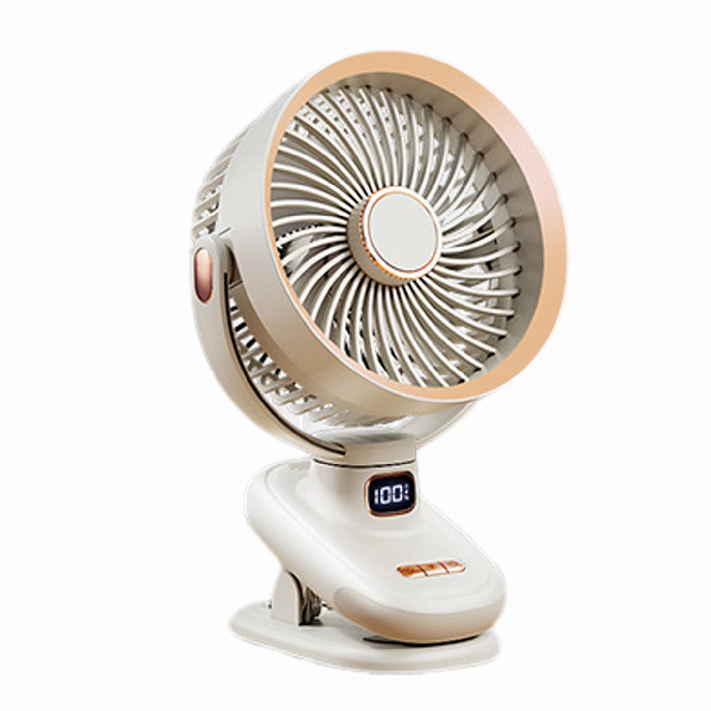 Silent All-Day Rechargeable Clip Fan